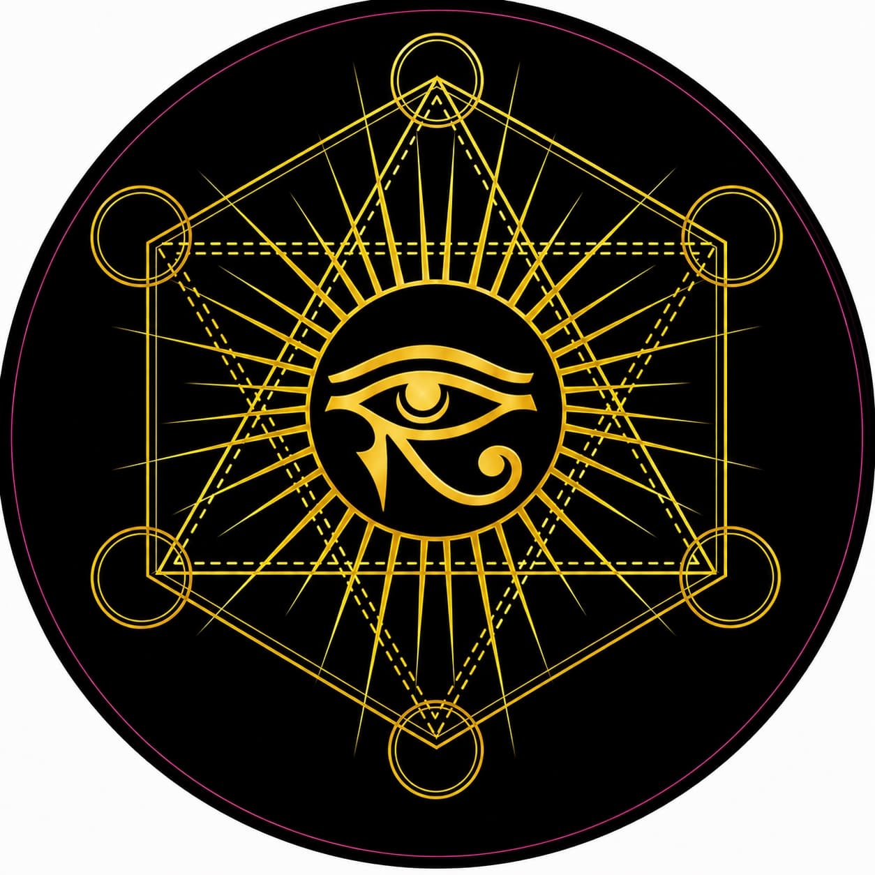 Sticker — Eye of Horus (5.5×5.5 kiss-cut)